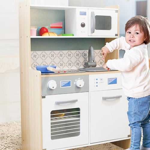 مطبخ خشبي تفاعلي للصغار