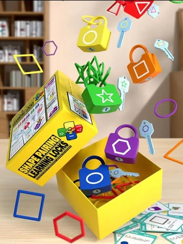 لعبة متتسوري الاقفال ، تصنيف اشكال والوان