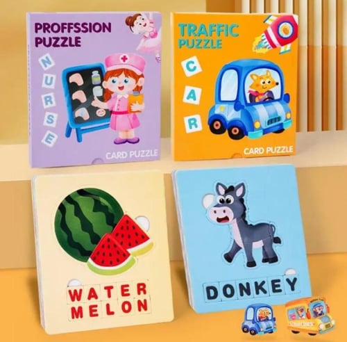 بزل الصور وتركيب الكلمات الانجليزية