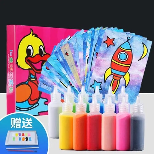 لعبة الرسم بالرمل 12 لوحة