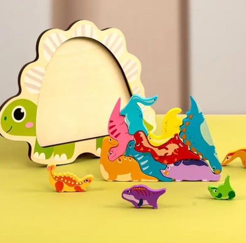 بزل مجسم خشبي