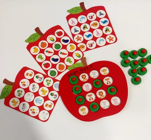 لعبة الذاكرة الخشبية