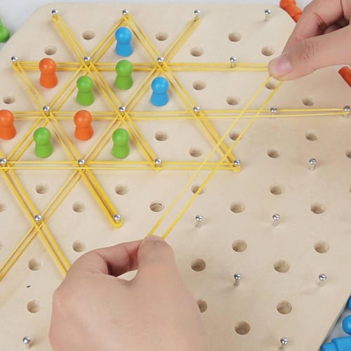 لعبة تحدي تشكيل المثلثات