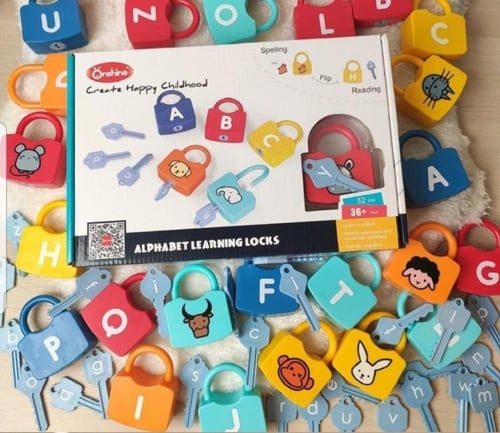 مجموعة أقفال الحروف والأرقام