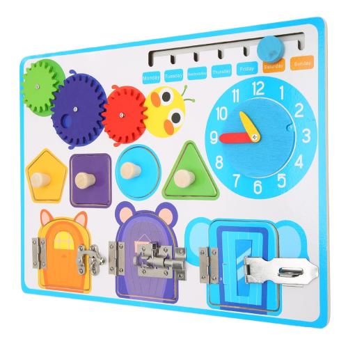 لوح منتسوري متعدد الافكار busy board