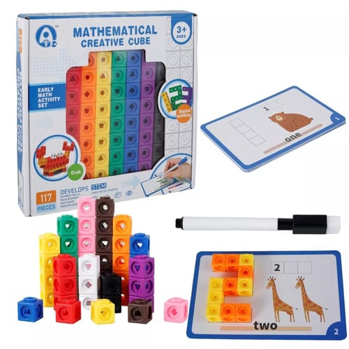 لعبة مكعبات الرياضيات والحساب