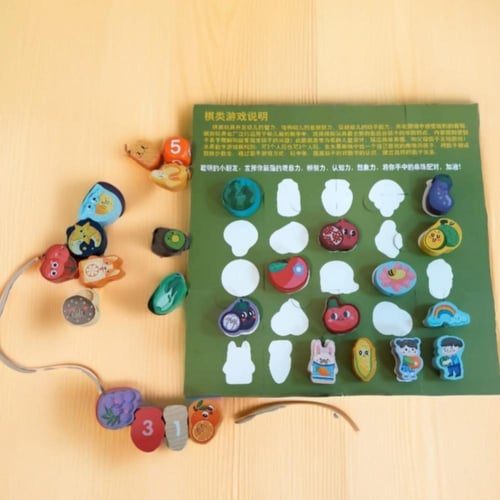 لعبة منتسوري لضم تطابق بازل