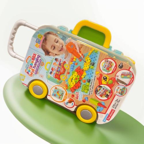 لعبة الدريل والبراغي تصميم حقيبة