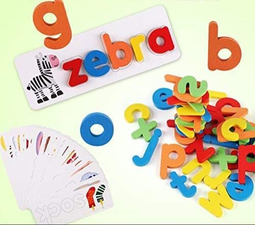 لعبة الحروف وتركيب الكلمات الانجليزية