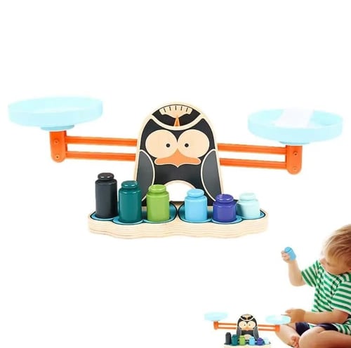 لعبة ميزان منتسوري الخشبي