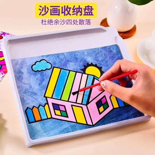 لعبة الرسم بالرمل 12 لوحة