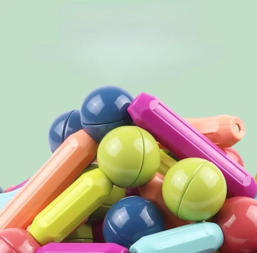 لعبة الاعمدة المغناطيسية 46 قطعة