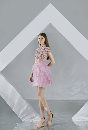 فستان السنفيتون القصير