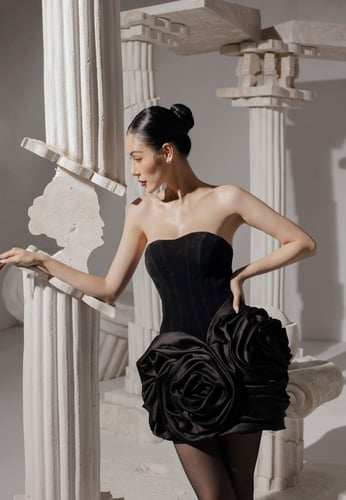 فستان أقحوان