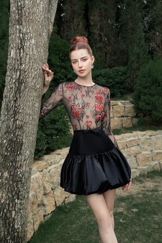 فستان زهرة الثلج