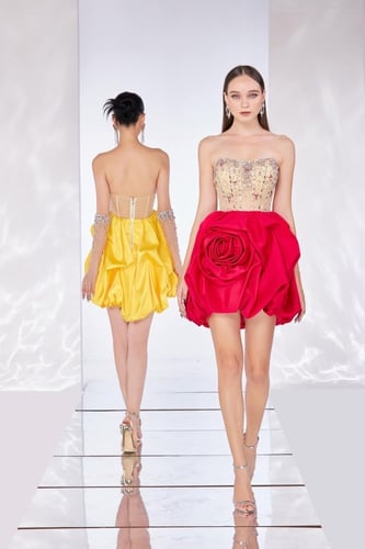 فستان فوسيا