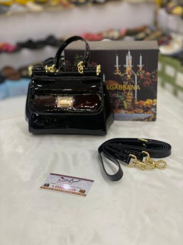 شنطة صغيرة اسود لامع 170211