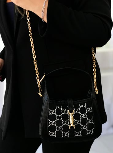 شنطة ميني اسود شفاف 1583