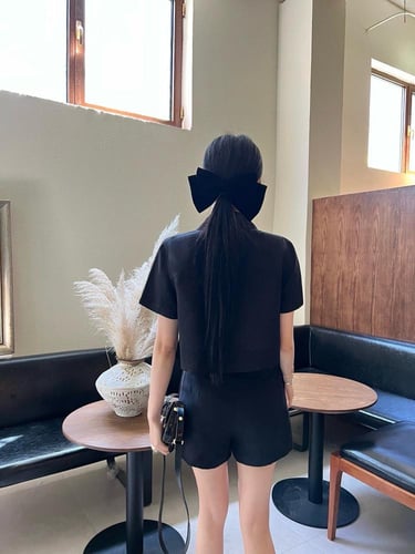 طقم قطعتين اسود موديل 1320