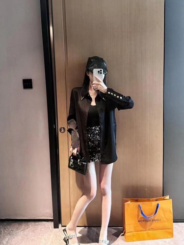 قميص اسود موديل 1376