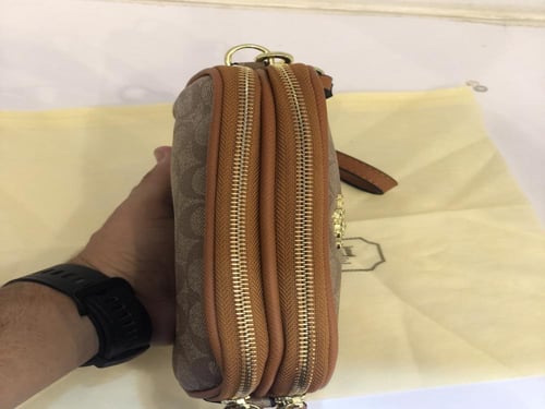 شنطة صغيرة بيج/جملي 991