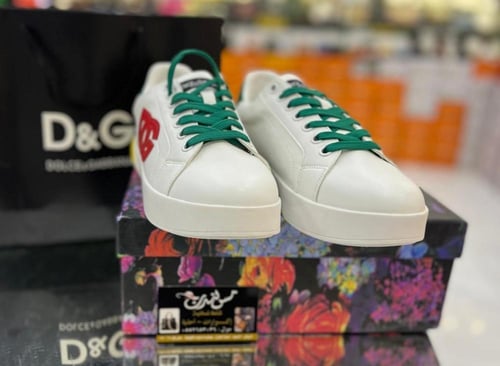 شوز ابيض /اخضر /اصفر موديل 1309