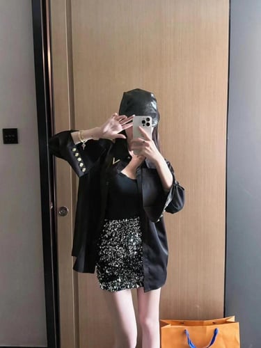 قميص اسود موديل 1376