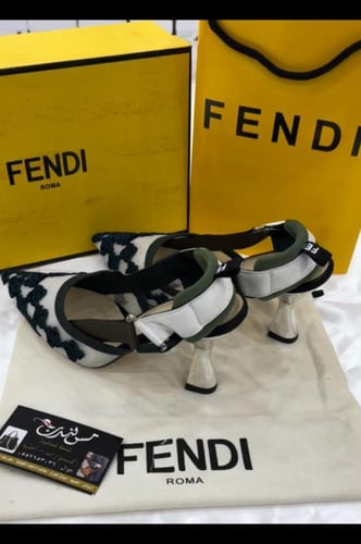 كعب ابيض/اخضر 16788