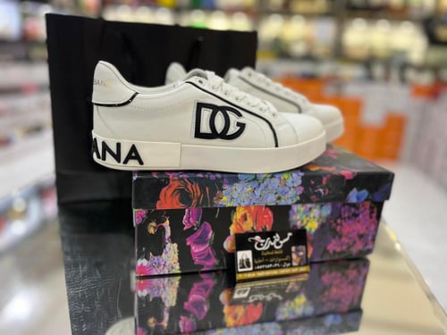 شوز ابيض /اسود موديل 1306