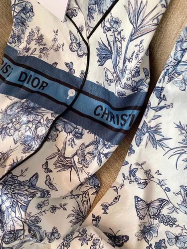 بيجامة ابيض /ازرق موديل 1324