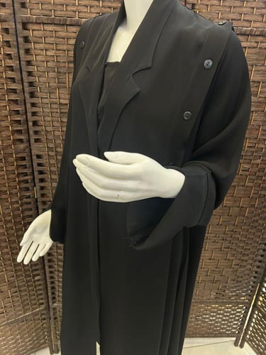 عباية قماش كويتي موديل 6948