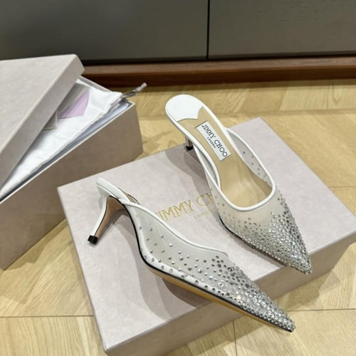 كعب ماستر كولتي ابيض شفاف 1638