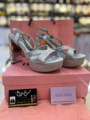 كعب ماستر كولتي فضي كرستال 1640