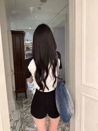 تشيرت ابيض /اسود موديل 1321