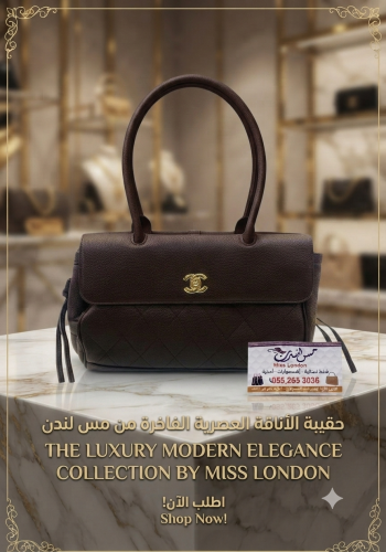شنطة وسط بني غامق 13893