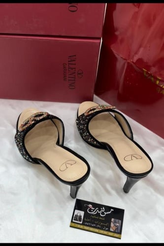 كعب كرستال اسود 16796