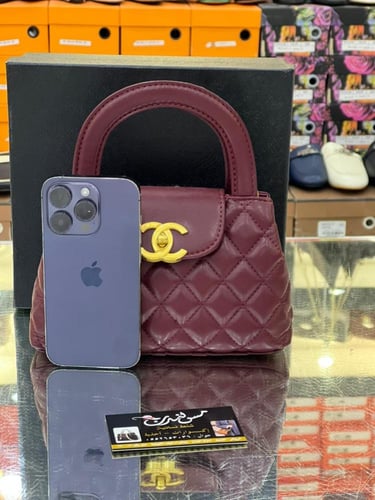 شنطة حجم صغير عنابي 6896