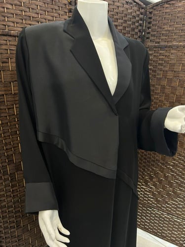 عباية قماش كويتي موديل 6946