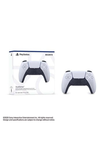 يد تحكم بلايستيشن 5 DualSense لاسلكية - لون أبيض -...