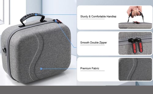 حقيبة حمل كبيرة متينة لسماعة Meta Quest 3S و Quest...