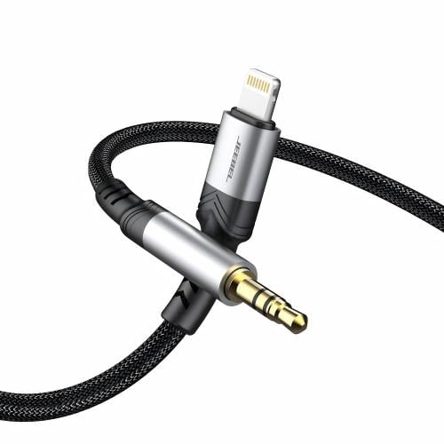 كيبل Jeebel ايفون الى AUX - 3.5mm - صوت عالي الدقة...