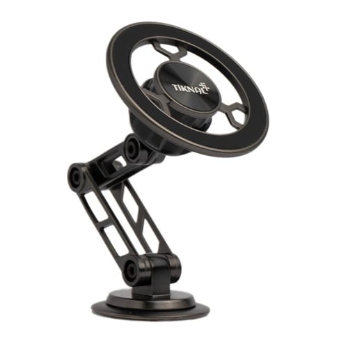 حامل جوال السيارة المغناطيسي الذكي 720°: تثبيت قوي...