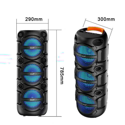 مكبر صوت حفلات تيكنال TK-H104، 3 سماعات 8 بوصة، 30...
