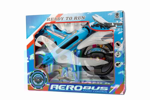 لعبة طائرة A380 واقعية مع جهاز تحكم عجلة القيادة