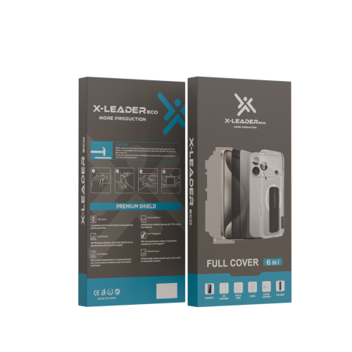 بكج حماية ايفون 17 متكامل 6 في 1 من X-LEADER ECO:...