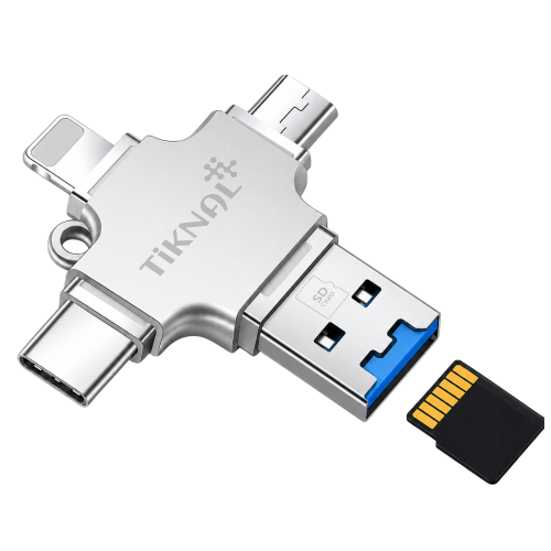 قارئ ذاكرة تكنل 4 في 1 للجوال والكمبيوتر بمنفذ USB...