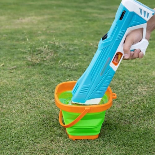 مسدس ماء كهربائي للأطفال قابل للشحن مع تعبئة أوتوم...