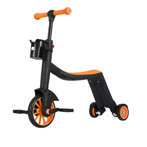 دراجة أطفال وسكوتر 3 في 1 قابلة للتحويل بين دراجة...