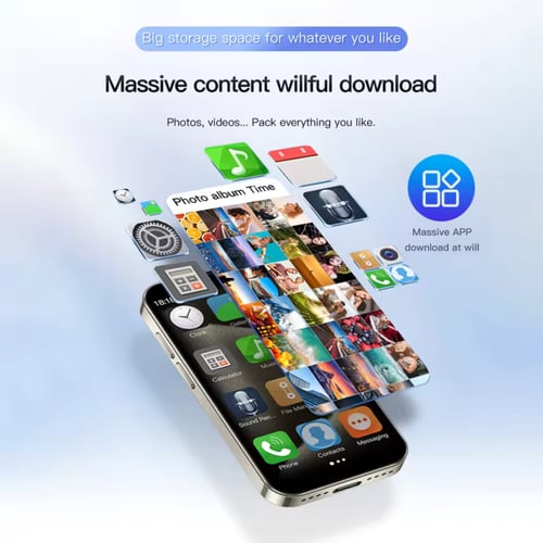 جوال 16 برو ماكس ميني: شاشة HD 3.0 بوصة، ذاكرة 512...