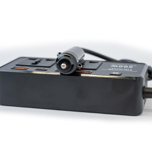 محول طاقة السيارة تيكنال 200 واط مع منافذ AC مزدوج...